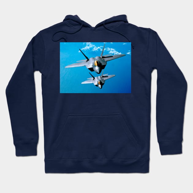 F22 Raptor Hoodie by Aircraft.Lover